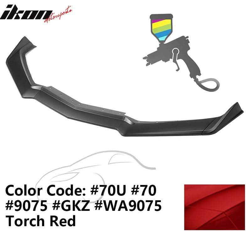 2020-2025 Chevy Corvette C8 5VM Style Front  Lip 5PCS ABS