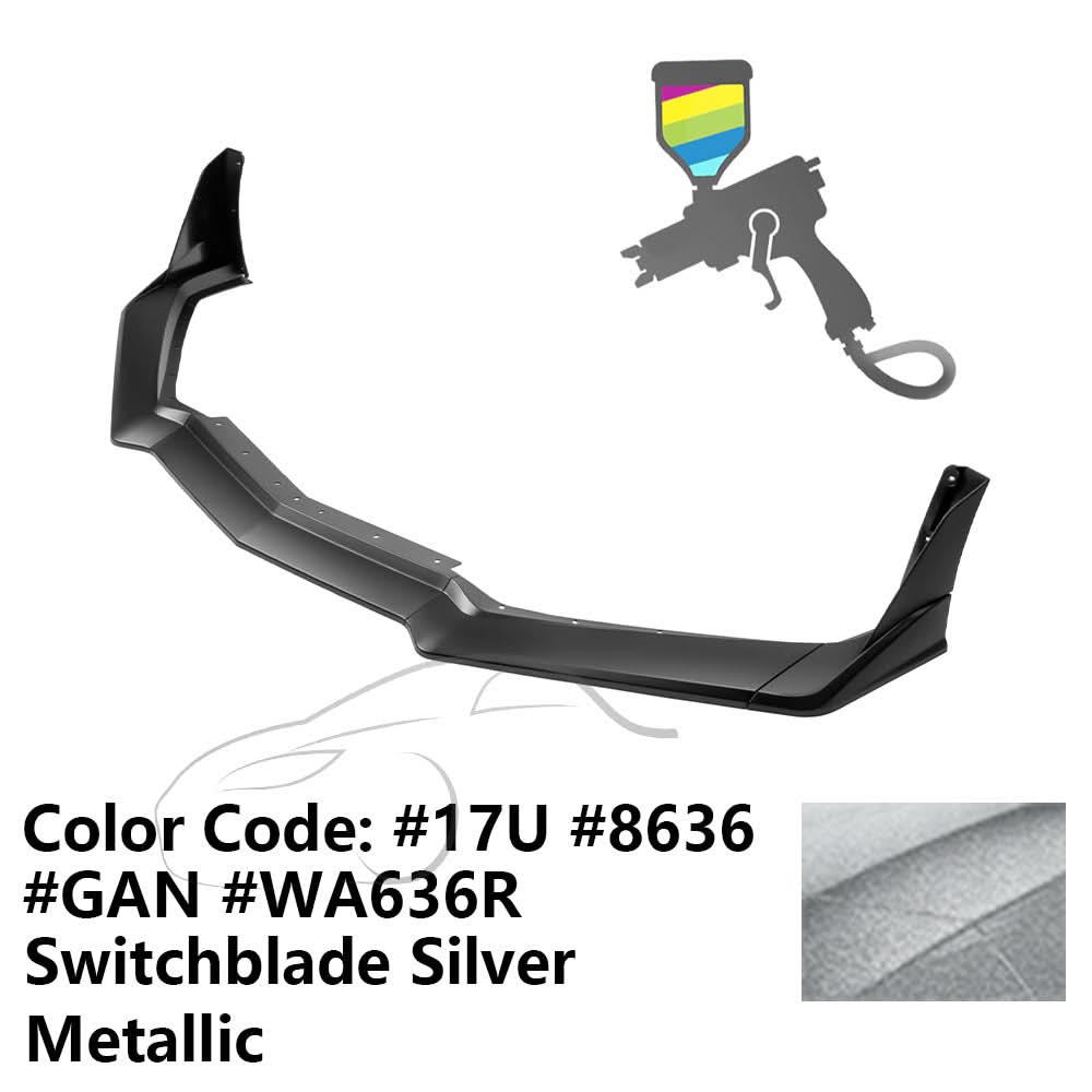 2020-2025 Chevy Corvette C8 ZR1 Style Front Lip Spoiler 7PCS ABS
