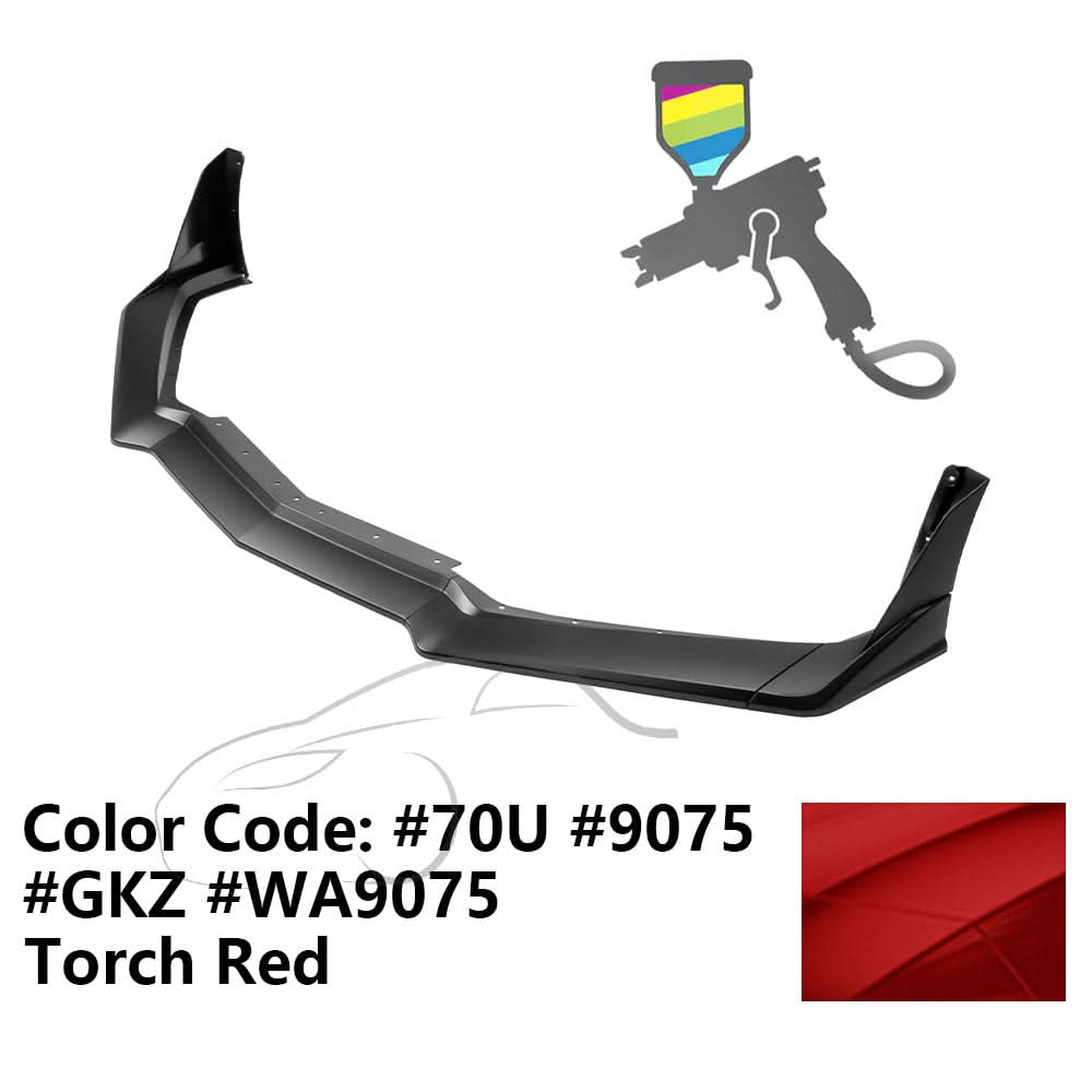 2020-2025 Chevy Corvette C8 ZR1 Style Front Lip Spoiler 7PCS ABS