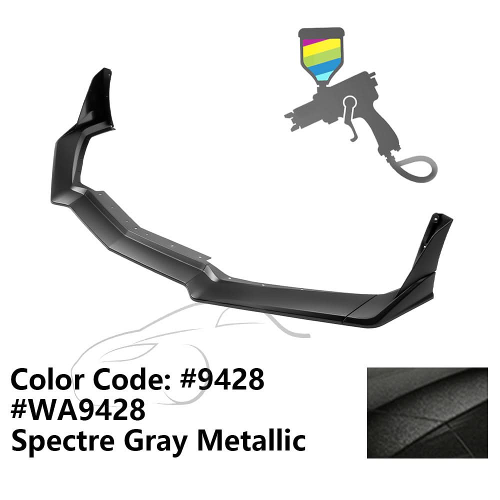 2020-2025 Chevy Corvette C8 ZR1 Style Front Lip Spoiler 7PCS ABS