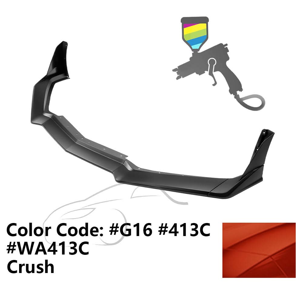 2020-2025 Chevy Corvette C8 ZR1 Style Front Lip Spoiler 7PCS ABS