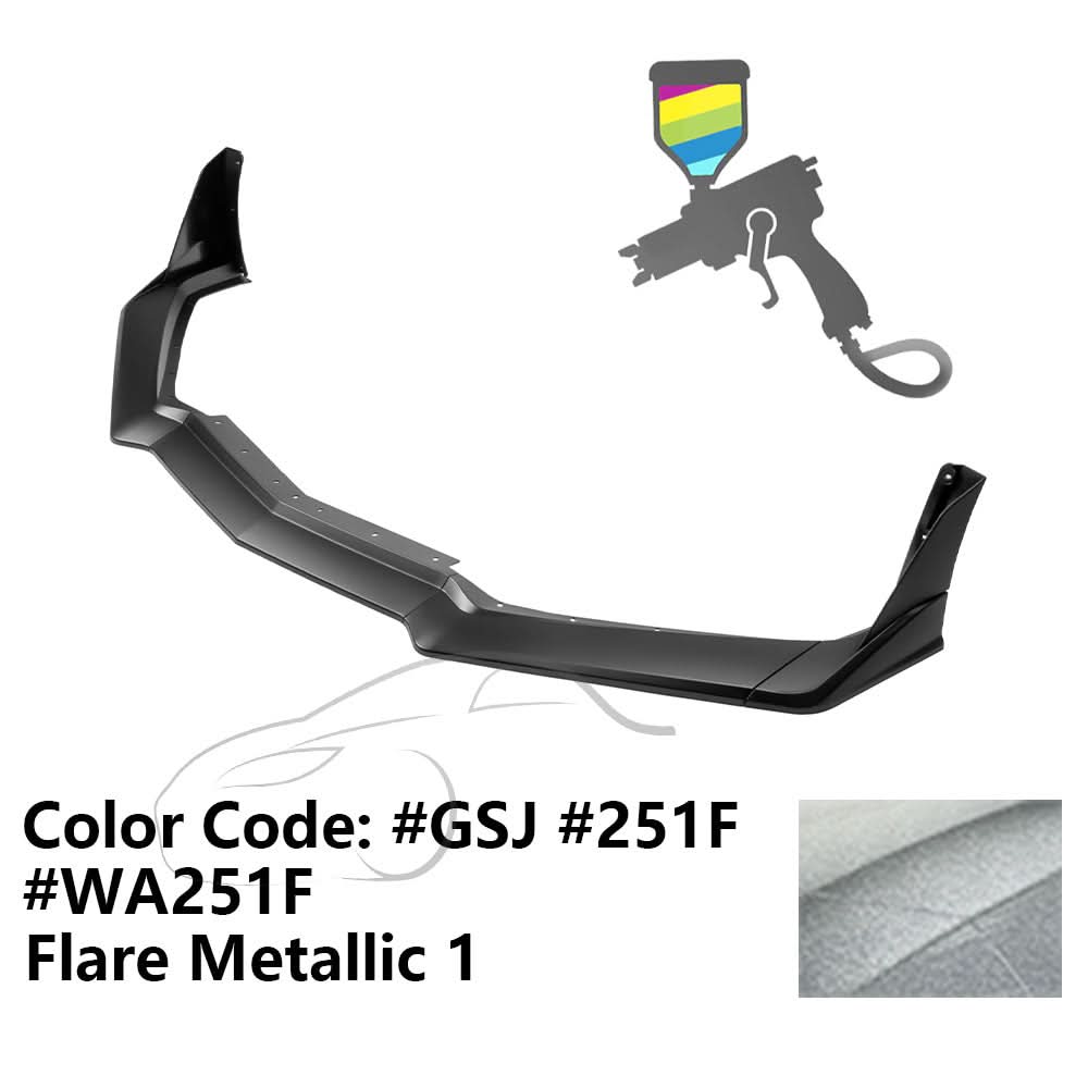 2020-2025 Chevy Corvette C8 ZR1 Style Front Lip Spoiler 7PCS ABS