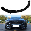 2025 Cadillac CT5 Luxury Gloss Black 3PCS Front Bumper Lip Spoiler PP