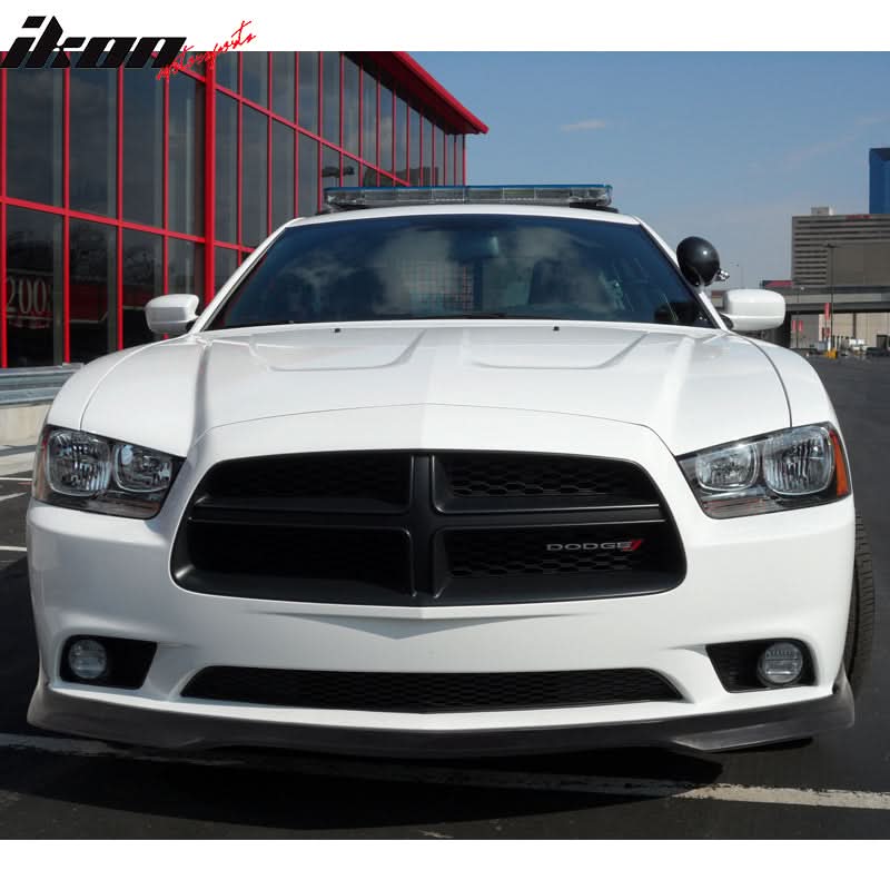 2011-2014 Dodge Charger RA Style Unpainted Front Bumper Lip Spoiler PU