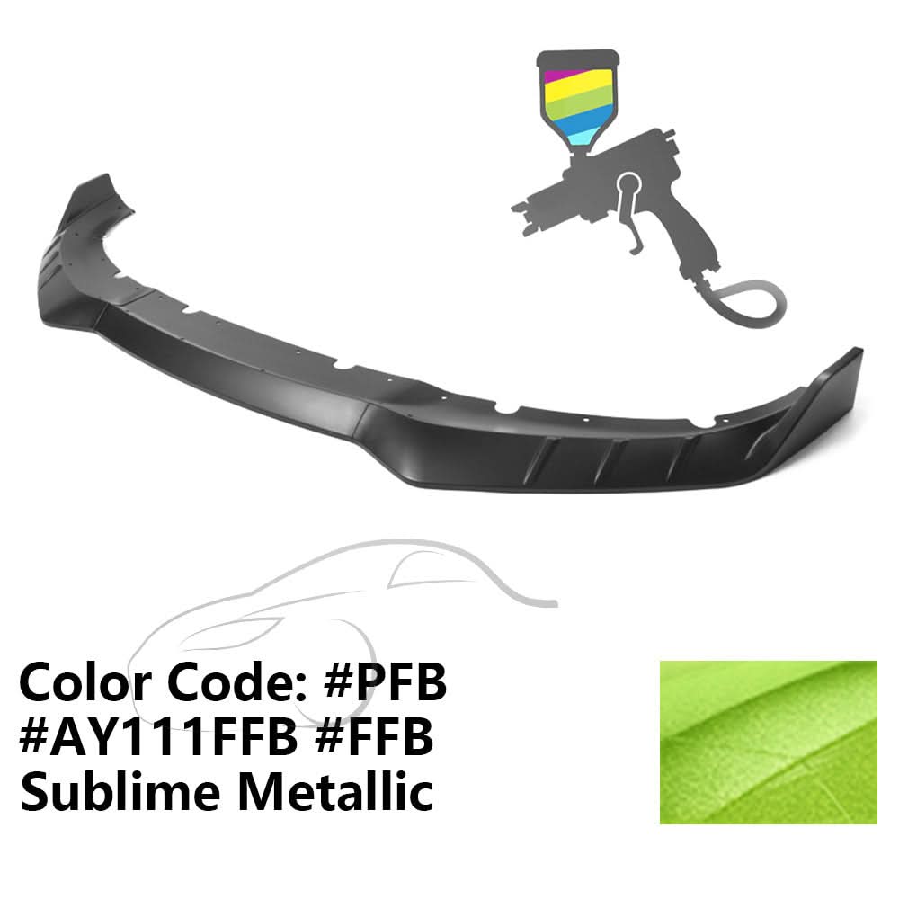 2015-2023 Dodge Charger IKON V3 Style Front Bumper Lip ABS