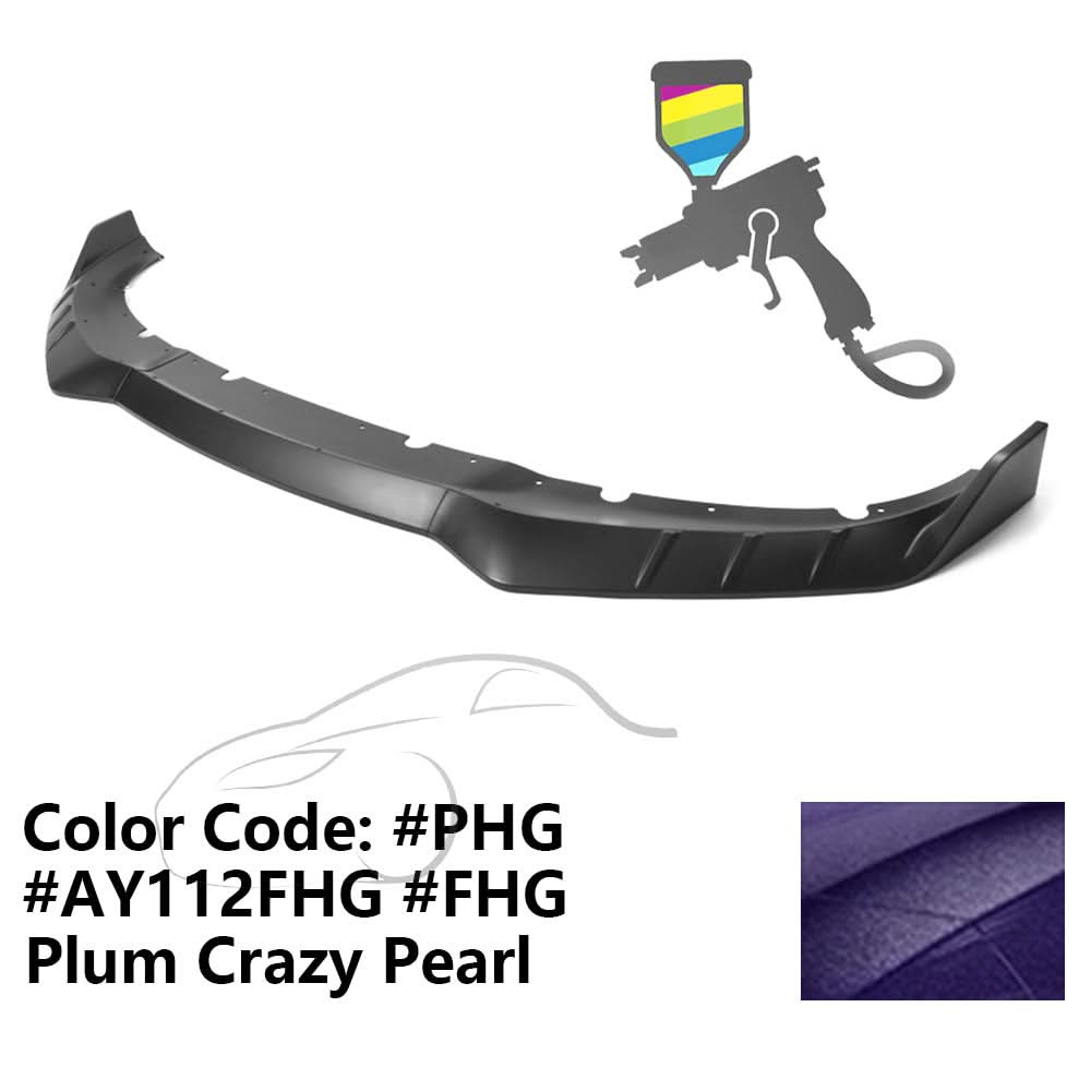 2015-2023 Dodge Charger IKON V3 Style Front Bumper Lip ABS