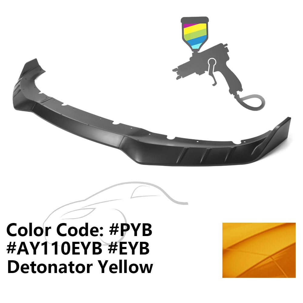 2015-2023 Dodge Charger IKON V3 Style Front Bumper Lip ABS