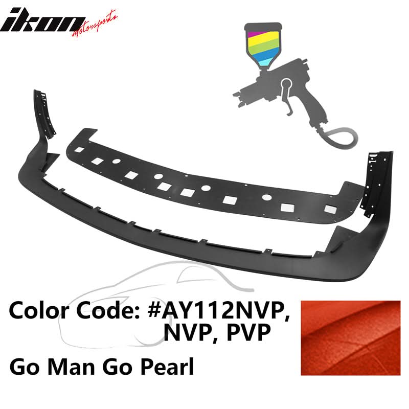 2018-2023 Dodge Challenger Demon Painted Front Bumper Lip PP