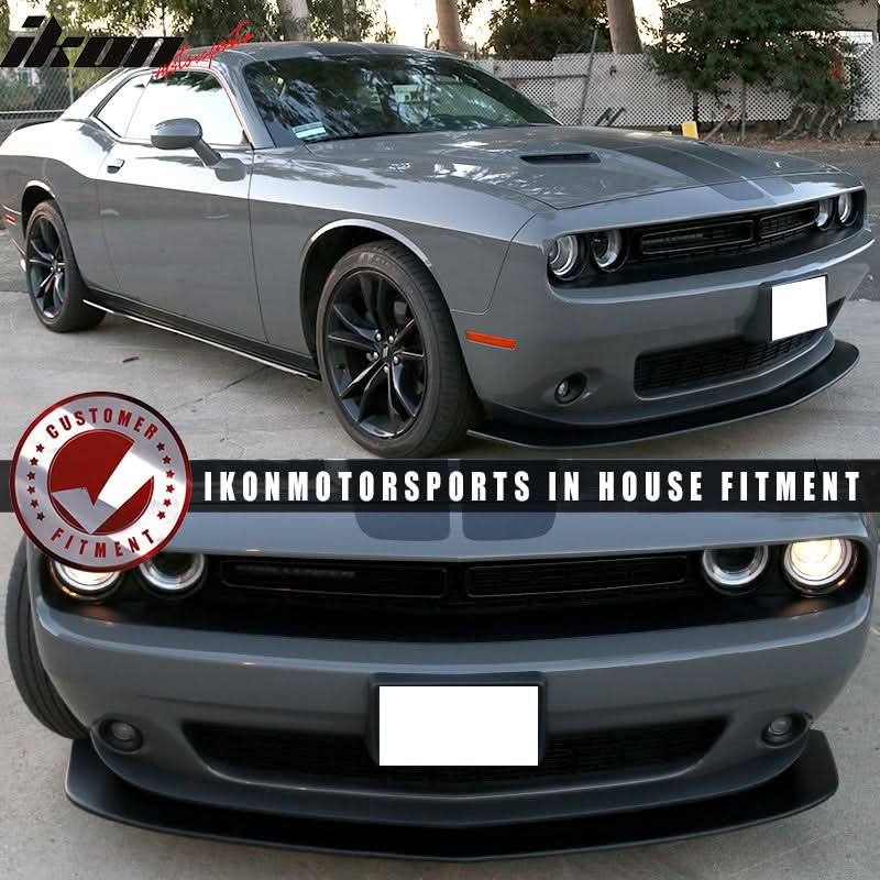 2015-2023 Dodge Challenger SXT Style Front Bumper Lip + Full Kit PP