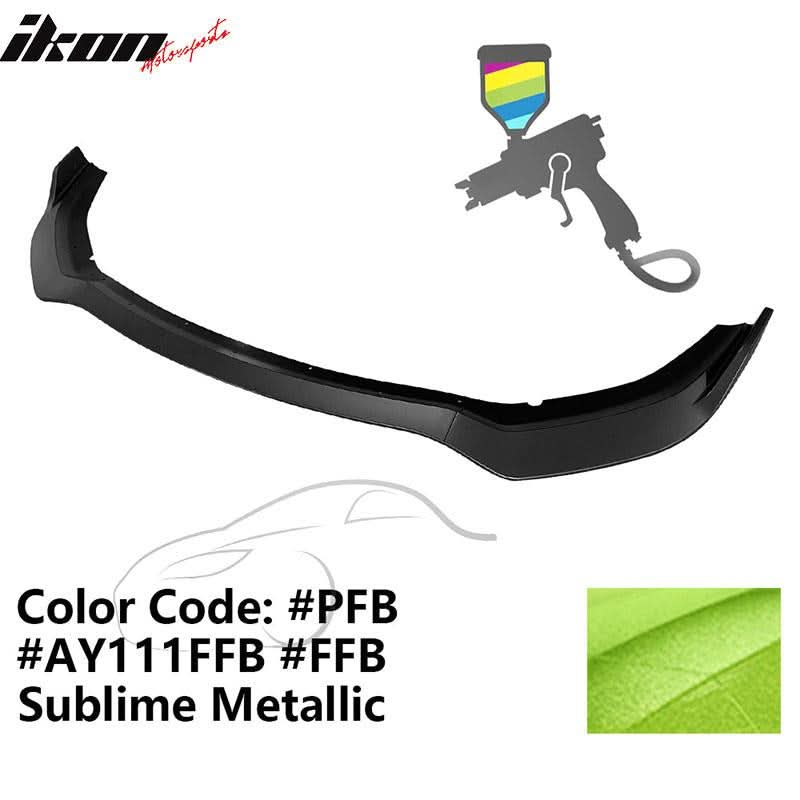 2020-2023 Dodge Charger Widebody IKON V1 Style Front Bumper Lip 3PCS