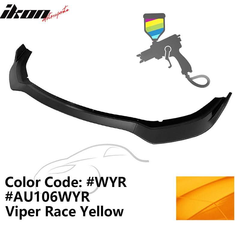2020-2023 Dodge Charger Widebody IKON V1 Style Front Bumper Lip 3PCS