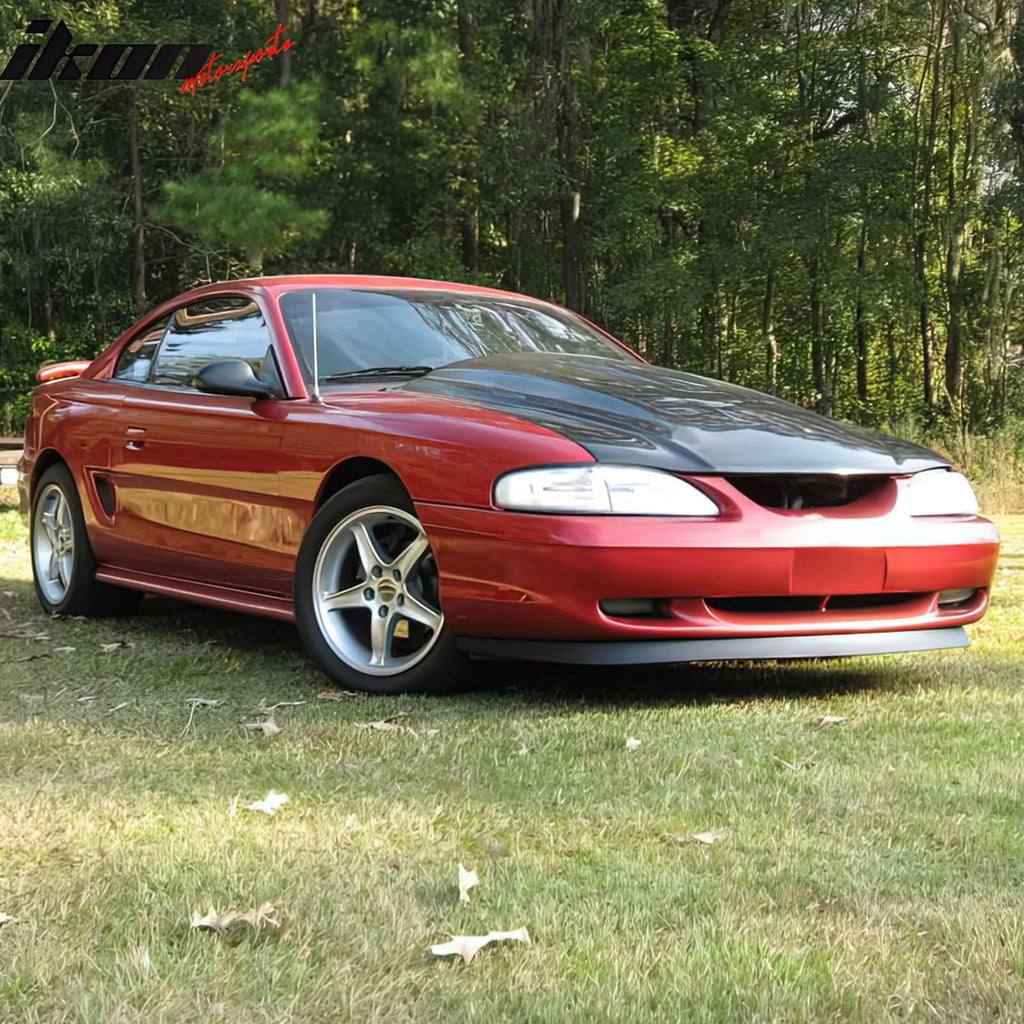 1994-1998 Ford Mustang Unpainted Front Lip SplitterSpoiler Kit PU