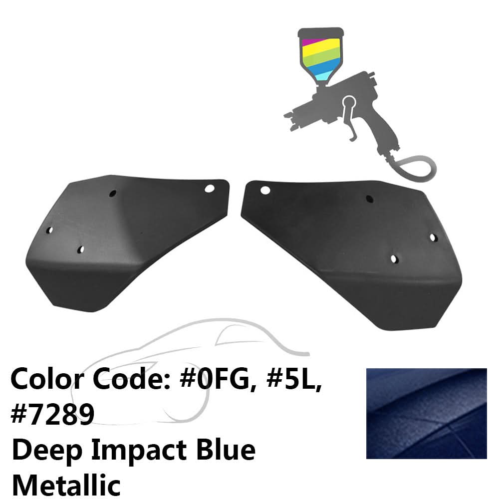 2015-2023 Ford Mustang GT Style Front Bumper Lip Spoiler Winglet PP