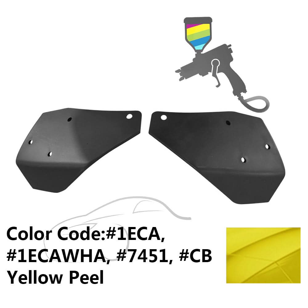 2015-2023 Ford Mustang GT Style Front Bumper Lip Spoiler Winglet PP