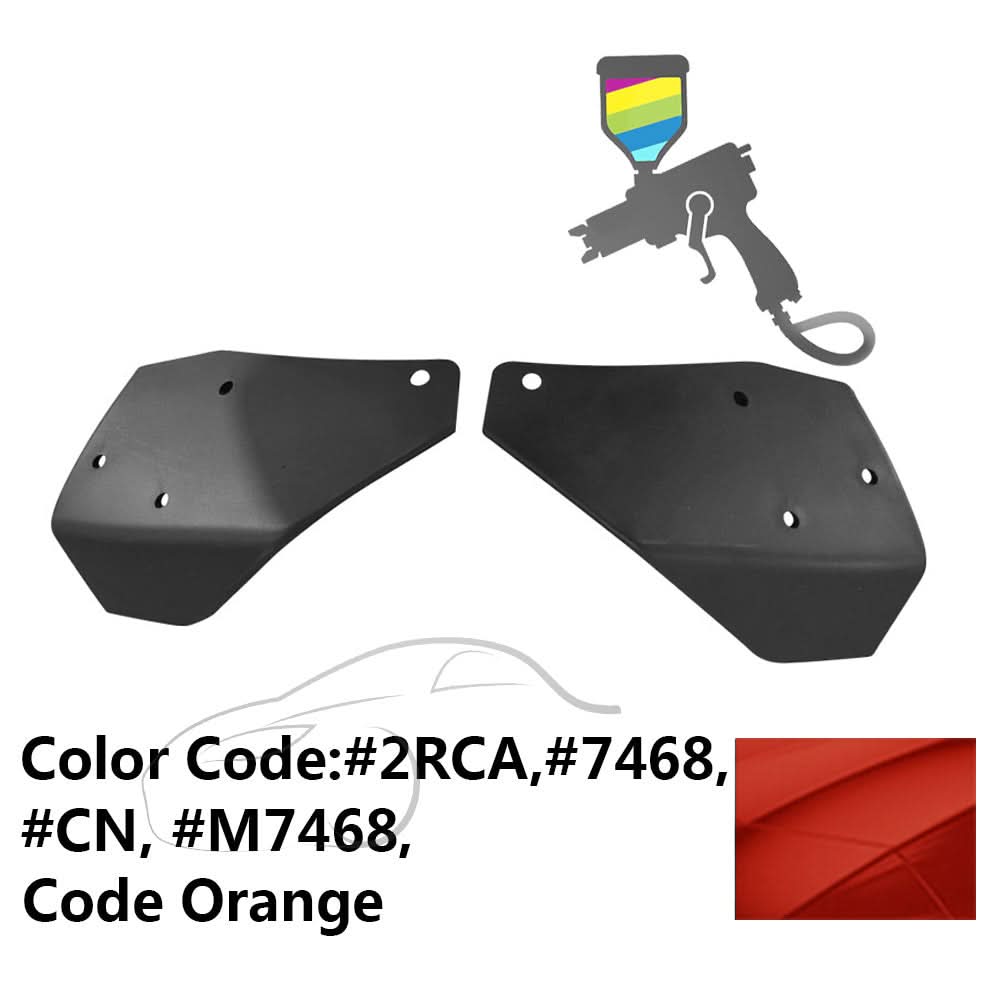 2015-2023 Ford Mustang GT Style Front Bumper Lip Spoiler Winglet PP