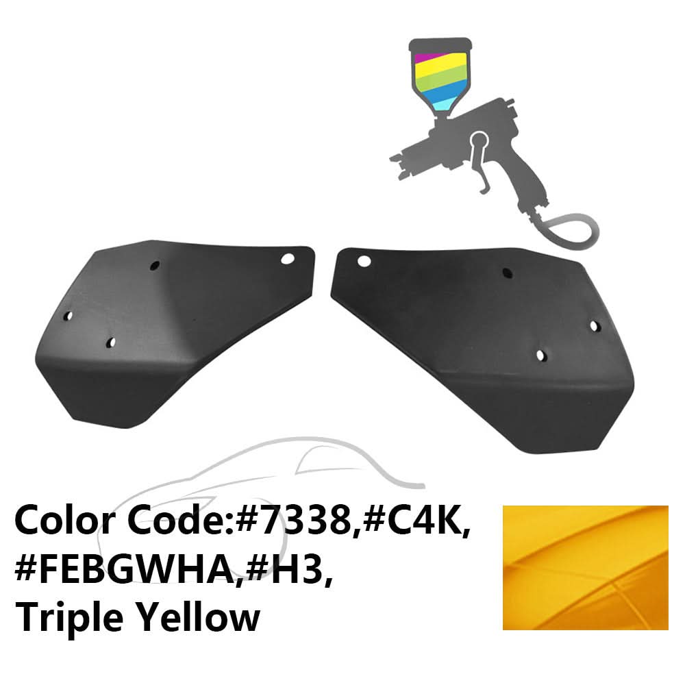 2015-2023 Ford Mustang GT Style Front Bumper Lip Spoiler Winglet PP
