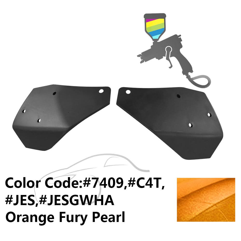 2015-2023 Ford Mustang GT Style Front Bumper Lip Spoiler Winglet PP