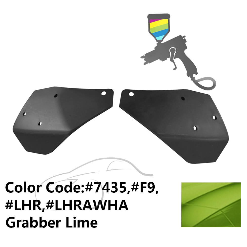 2015-2023 Ford Mustang GT Style Front Bumper Lip Spoiler Winglet PP