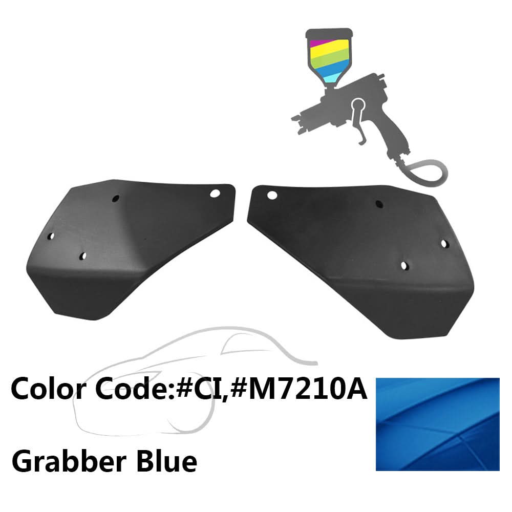 2015-2023 Ford Mustang GT Style Front Bumper Lip Spoiler Winglet PP