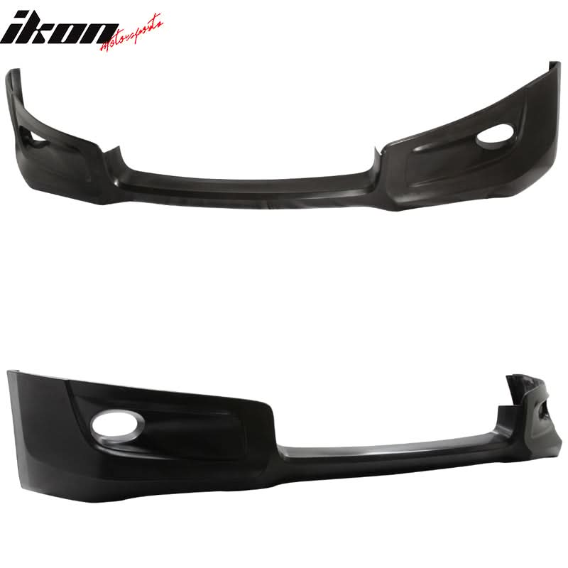 Fits 08-12 Accord 2D HFP Front Bumper Lip+Side Skirts Vents