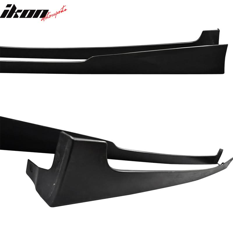 Fits 08-12 Accord 2D HFP Front Bumper Lip+Side Skirts Vents