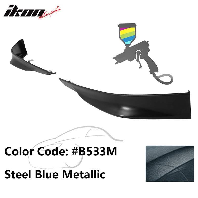 2013-2015 Honda Accord Sedan HFP Style Front Bumper Lip PP 2PC
