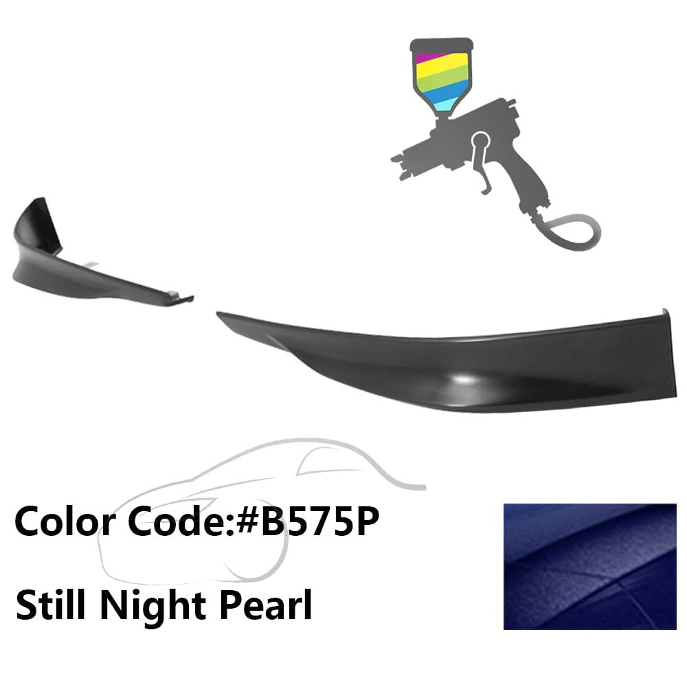 2013-2015 Honda Accord Sedan HFP Style Front Bumper Lip PP 2PC