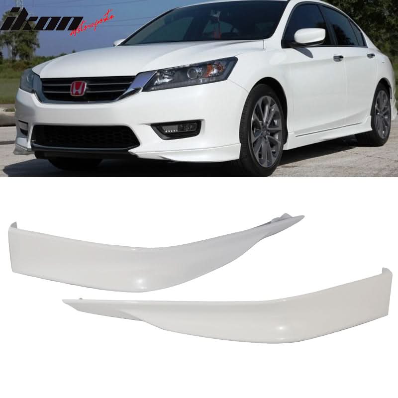 2013-2015 Honda Accord Sedan HFP Style Front Bumper Lip PP 2PC