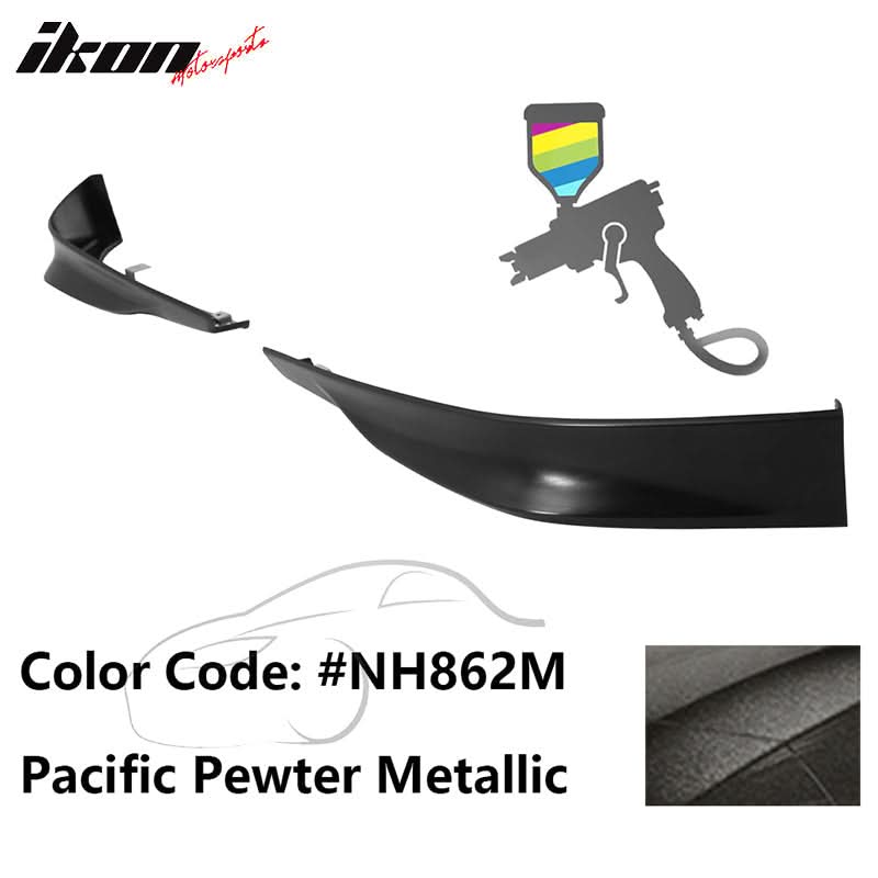 2013-2015 Honda Accord Sedan HFP Style Front Bumper Lip PP 2PC