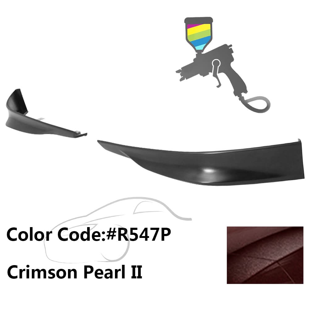 2013-2015 Honda Accord Sedan HFP Style Front Bumper Lip PP 2PC