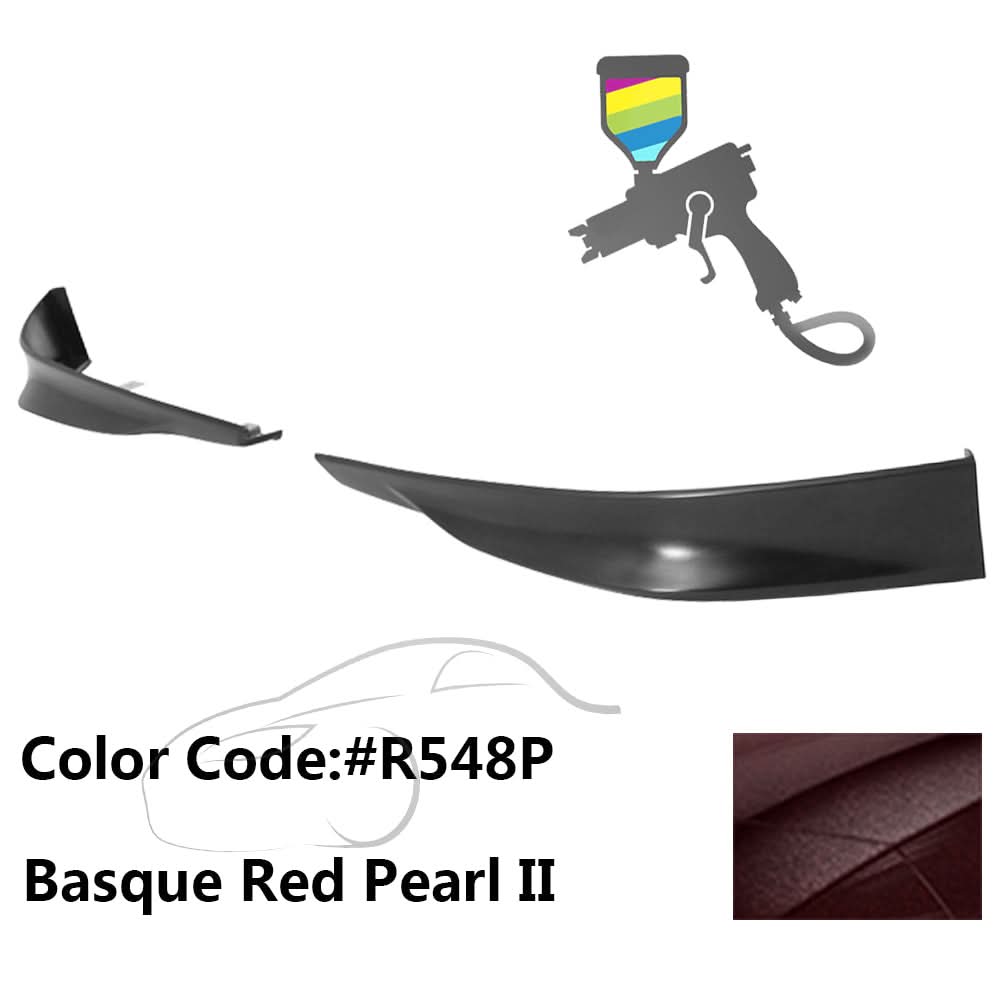 2013-2015 Honda Accord Sedan HFP Style Front Bumper Lip PP 2PC