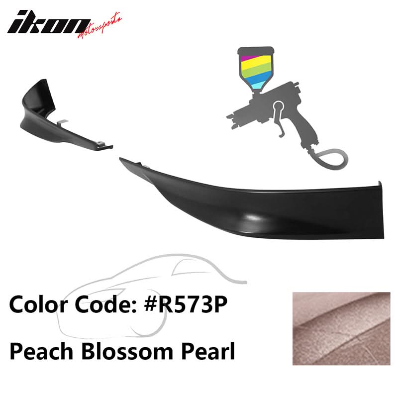 2013-2015 Honda Accord Sedan HFP Style Front Bumper Lip PP 2PC