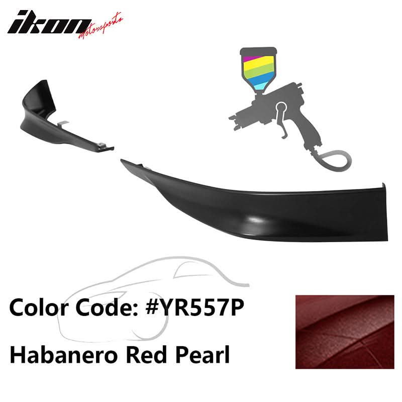 2013-2015 Honda Accord Sedan HFP Style Front Bumper Lip PP 2PC