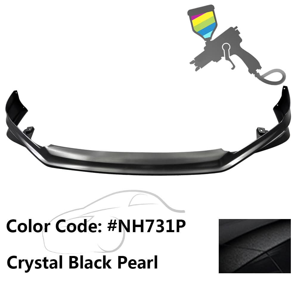 2013-2015 Honda Accord Sedan MD Style Front Bumper Lip PP 4DR
