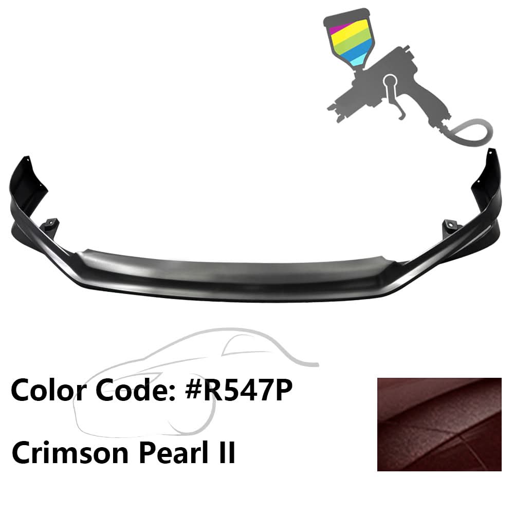 2013-2015 Honda Accord Sedan MD Style Front Bumper Lip PP 4DR