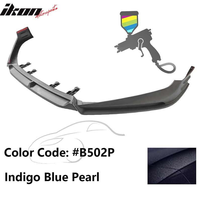 2018-2021 Honda Accord 3PC Front Bumper Lip PP