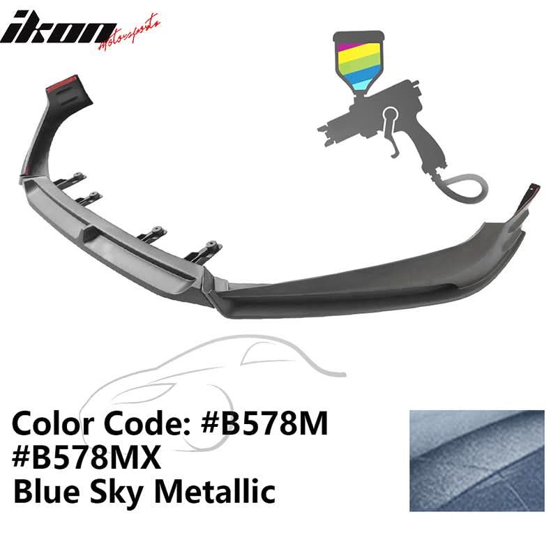2018-2021 Honda Accord 3PC Front Bumper Lip PP