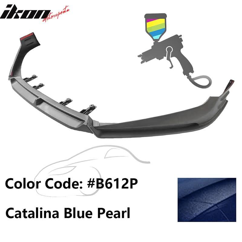 2018-2021 Honda Accord 3PC Front Bumper Lip PP