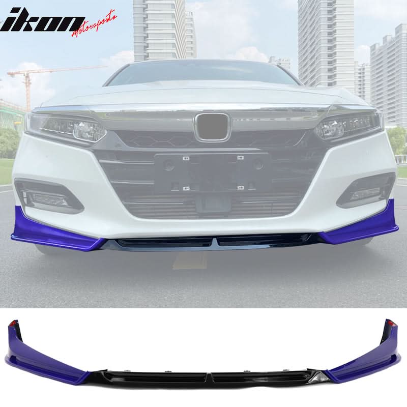 2018-2021 Honda Accord 3PC Front Bumper Lip PP