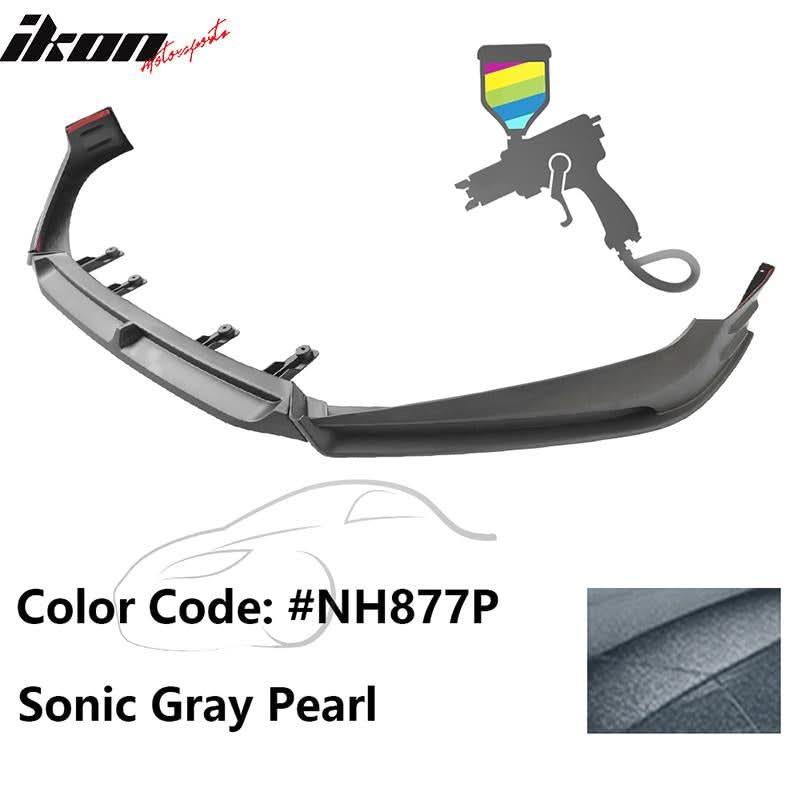 2018-2021 Honda Accord 3PC Front Bumper Lip PP