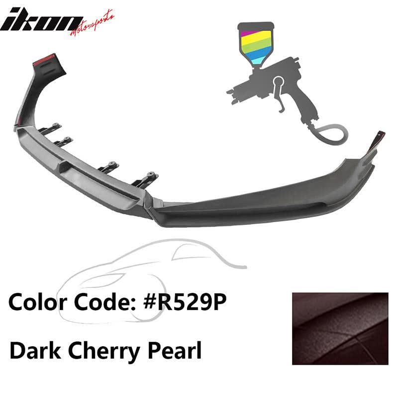 2018-2021 Honda Accord 3PC Front Bumper Lip PP