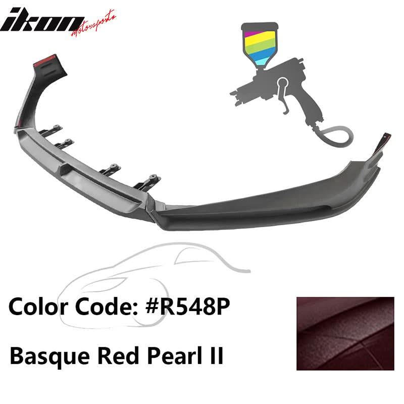 2018-2021 Honda Accord 3PC Front Bumper Lip PP