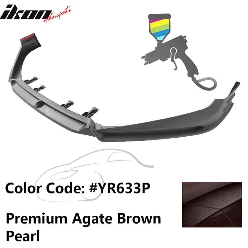 2018-2021 Honda Accord 3PC Front Bumper Lip PP