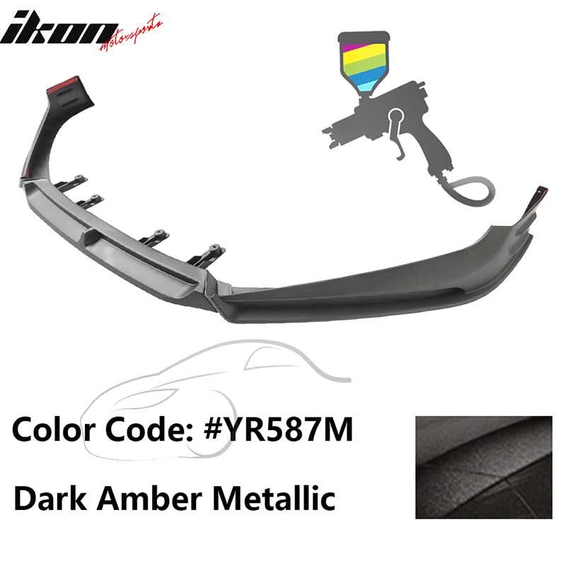 2018-2021 Honda Accord 3PC Front Bumper Lip PP