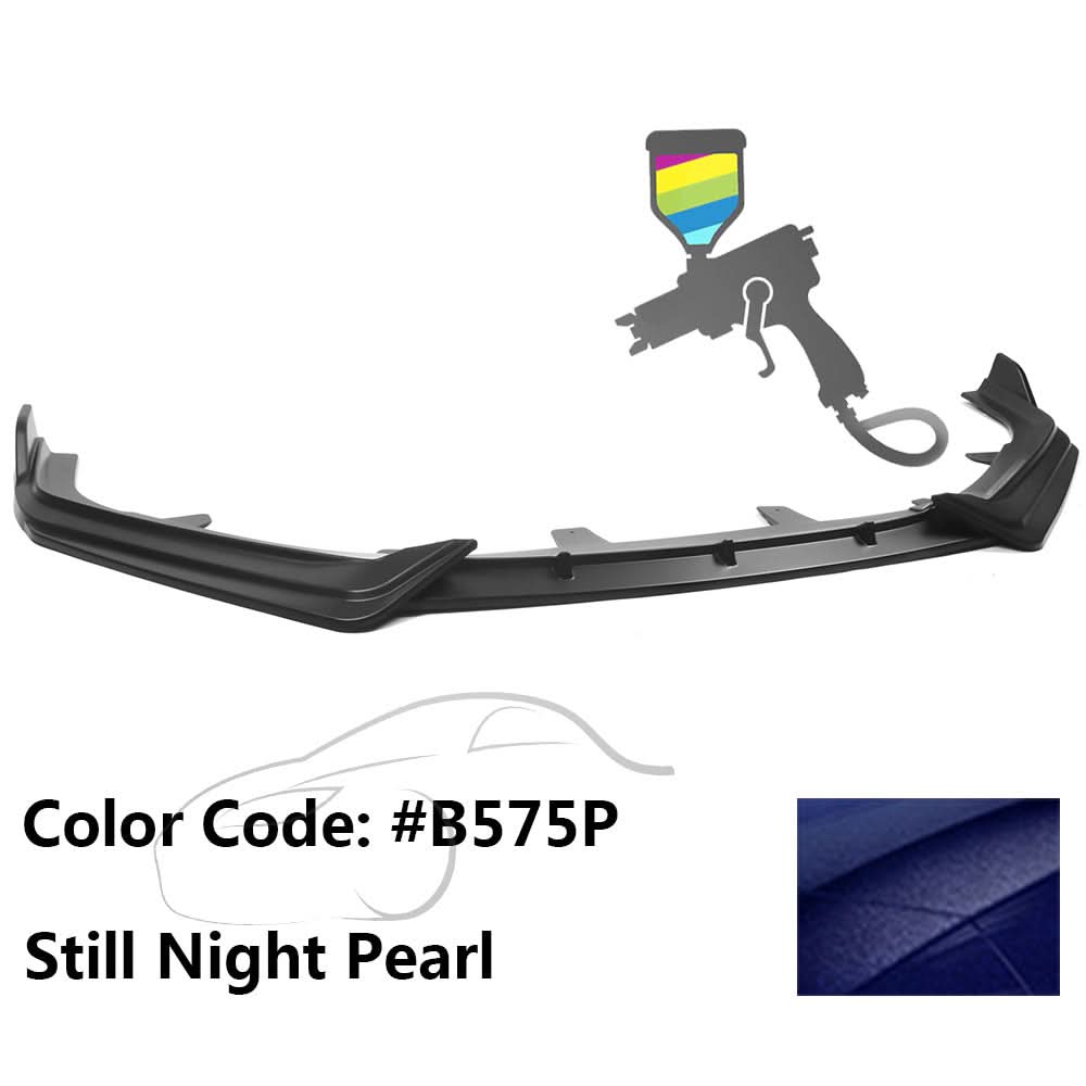 2021-2022 Honda Accord IKON V1 Style Front Bumper Lip Spoiler 3PCS PP