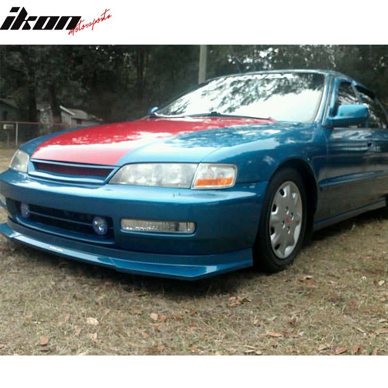 1996-1997 Honda Accord HC1 Style Matte Black Front Bumper Lip Spoiler