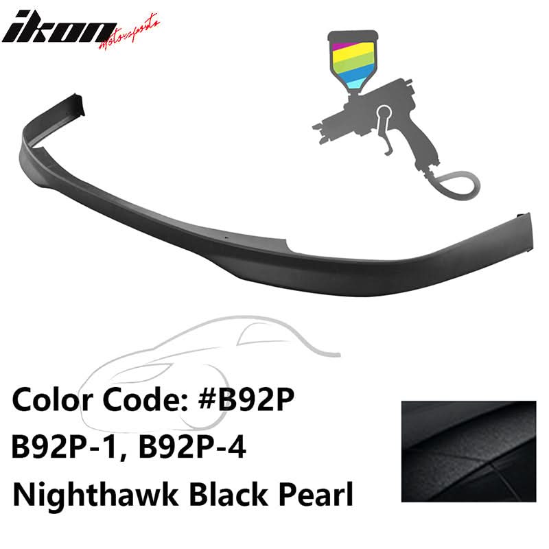 1998-2000 Honda Accord Coupe 2DR T-R Style Painted Front Bumper Lip PP