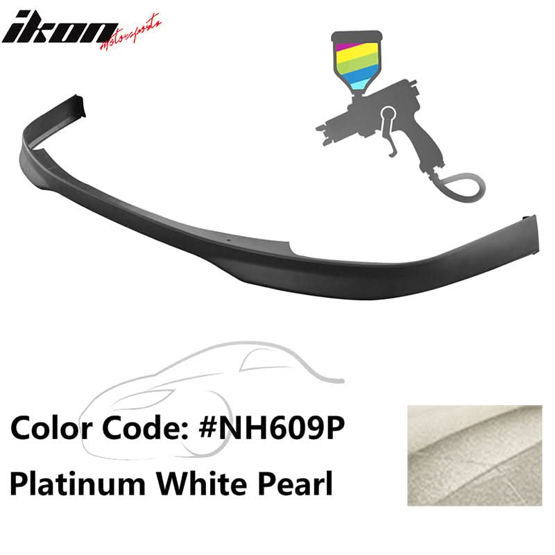 1998-2000 Honda Accord Coupe 2DR T-R Style Painted Front Bumper Lip PP