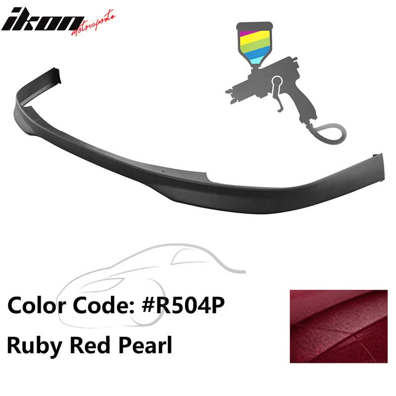 1998-2000 Honda Accord Coupe 2DR T-R Style Painted Front Bumper Lip PP