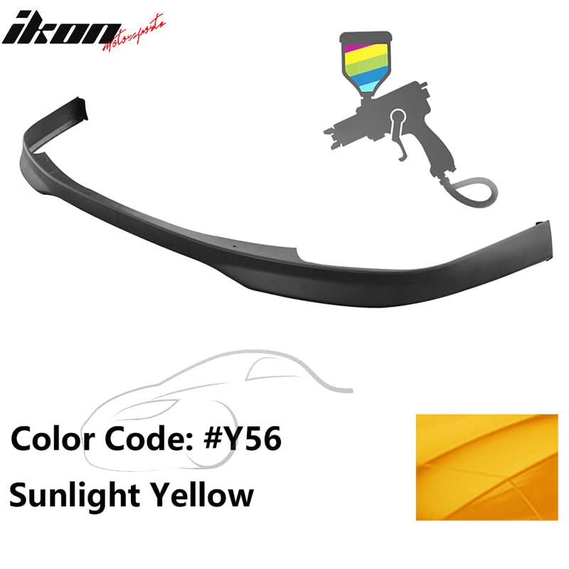 1998-2000 Honda Accord Coupe 2DR T-R Style Painted Front Bumper Lip PP